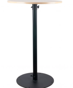 Eliminator Lighting Decor Cocktail Table Collapsible 24 Inch Round 37 Inches Tall table